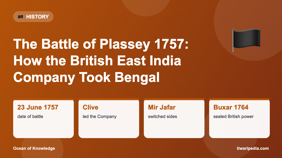 Infographic: The Battle of Plassey 1757: How the British East India Company Took Bengal