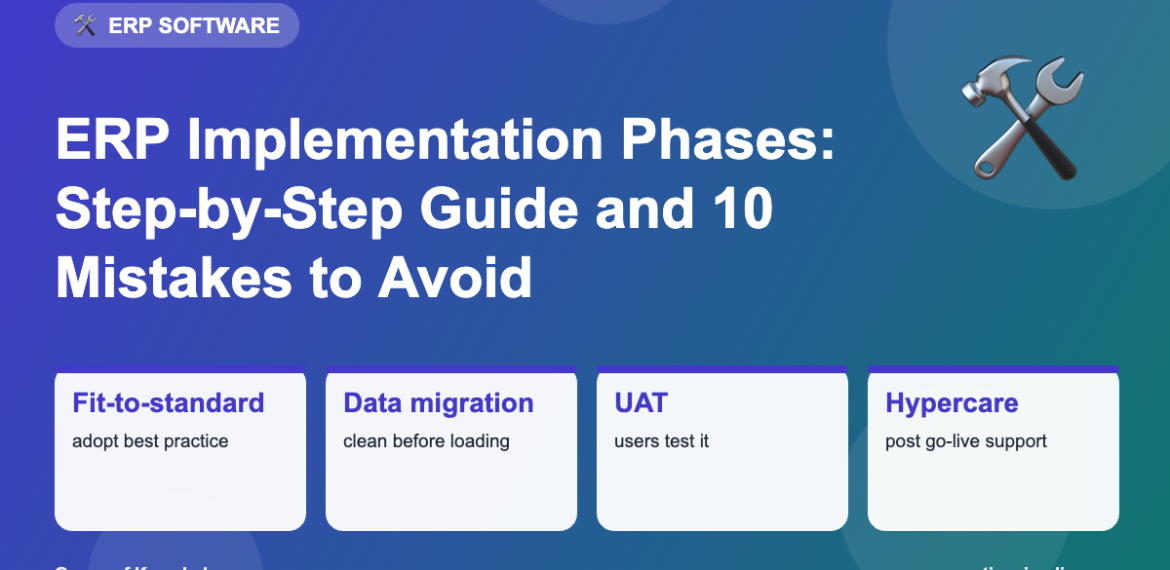 ERP Implementation Phases: Step-by-Step Guide and 10 Mistakes to Avoid