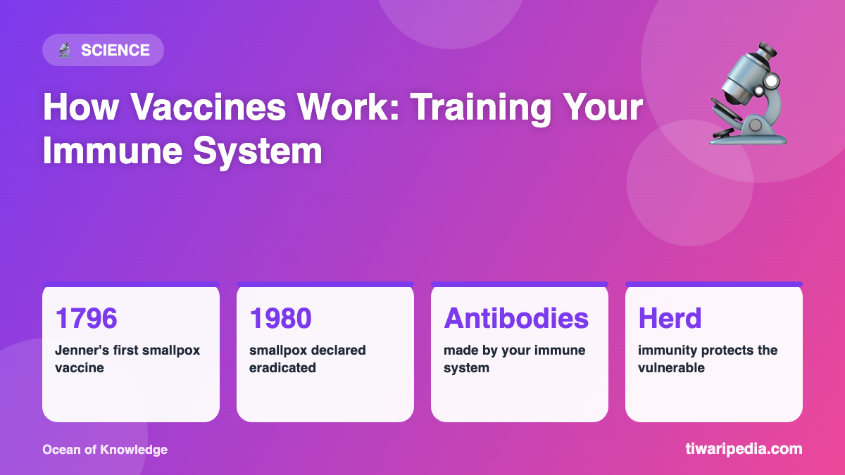 Infographic: How Vaccines Work: Training Your Immune System