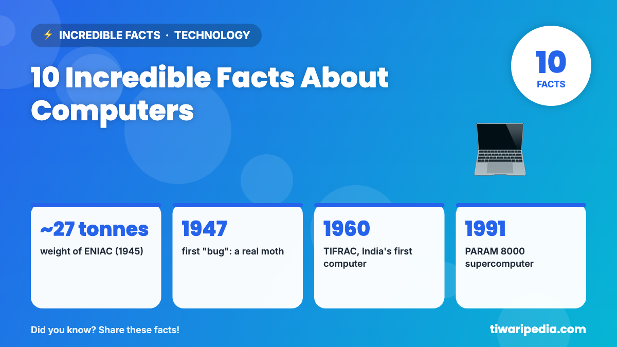 Infographic: 10 Incredible Facts About Computers
