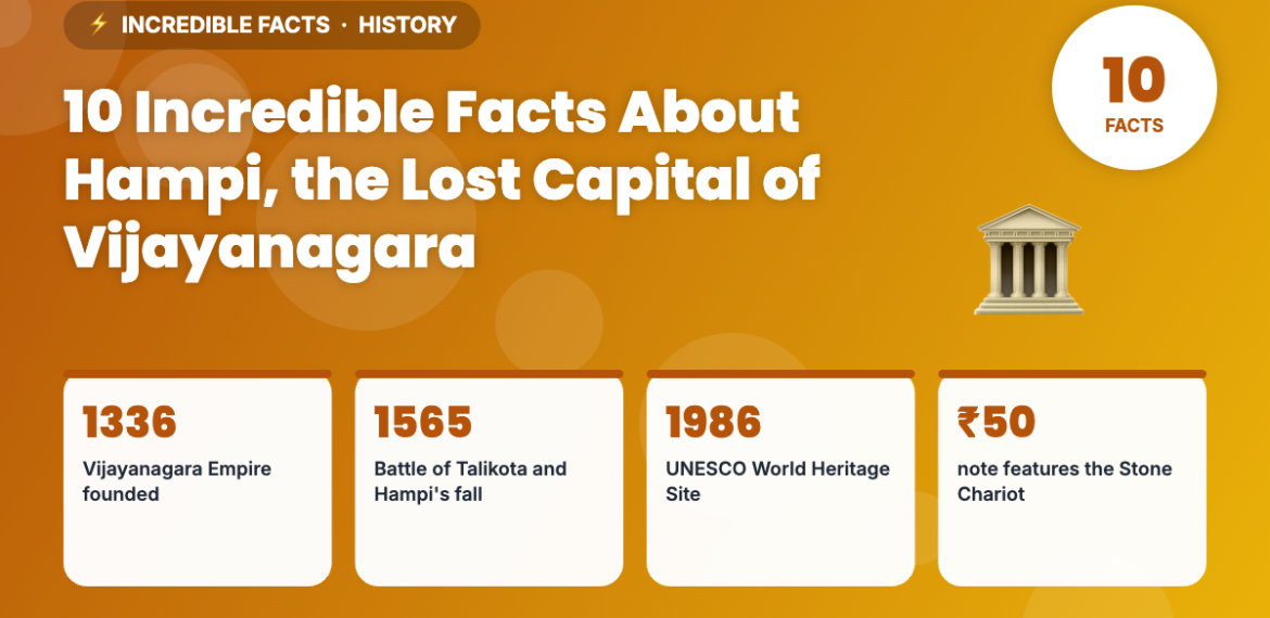 10 Incredible Facts About Hampi, the Lost Capital of Vijayanagara