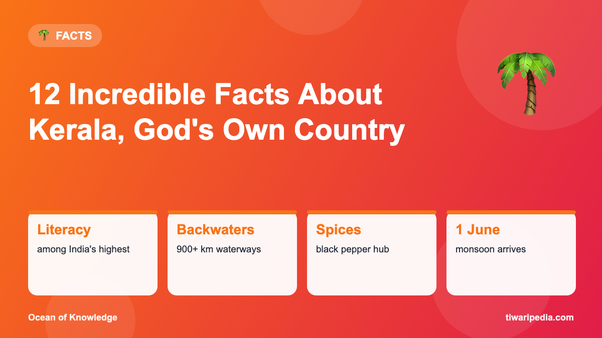Infographic: 12 Incredible Facts About Kerala, God's Own Country