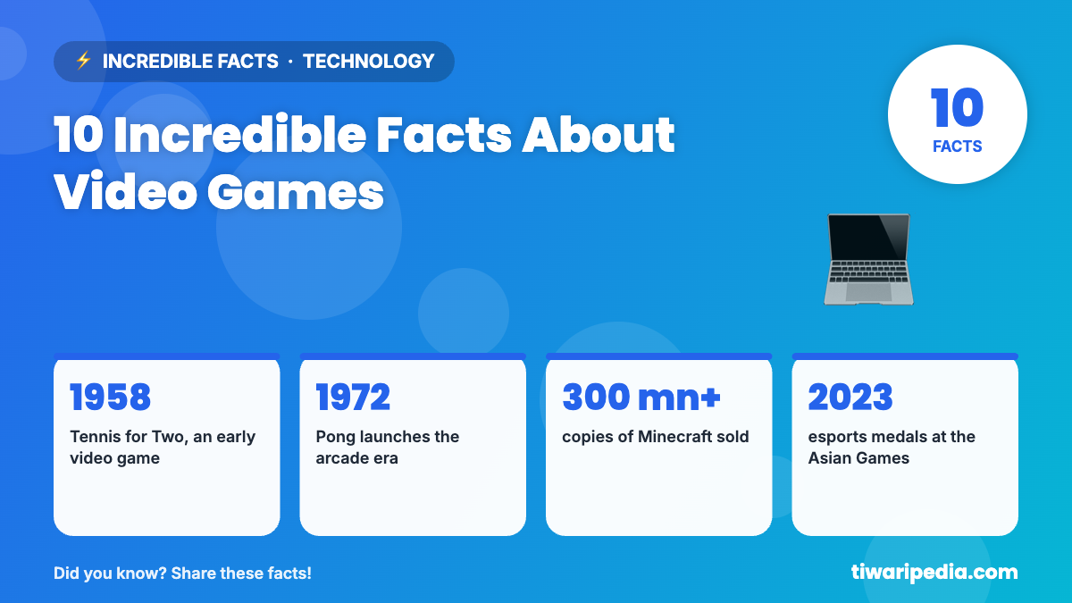 Infographic: 10 Incredible Facts About Video Games