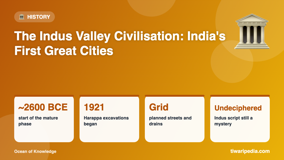 Infographic: The Indus Valley Civilisation: India's First Great Cities