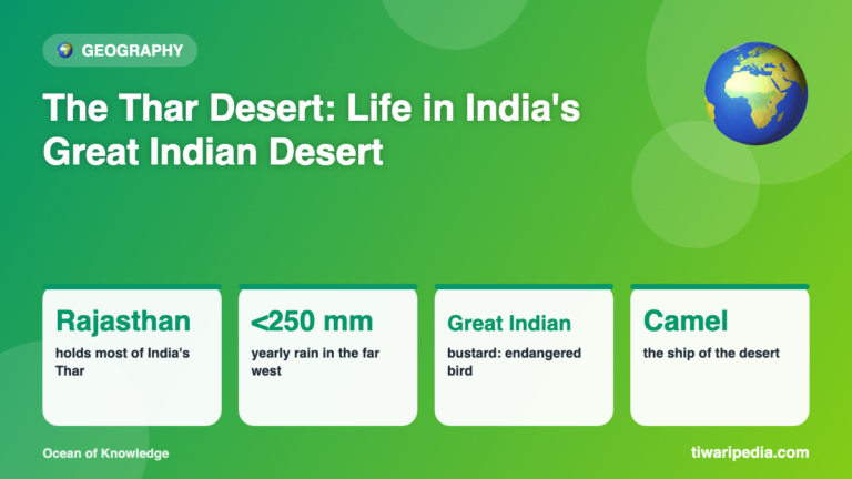 Infographic: The Thar Desert: Life in India's Great Indian Desert