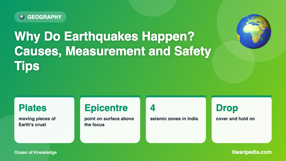 Infographic: Why Do Earthquakes Happen? Causes, Measurement and Safety Tips